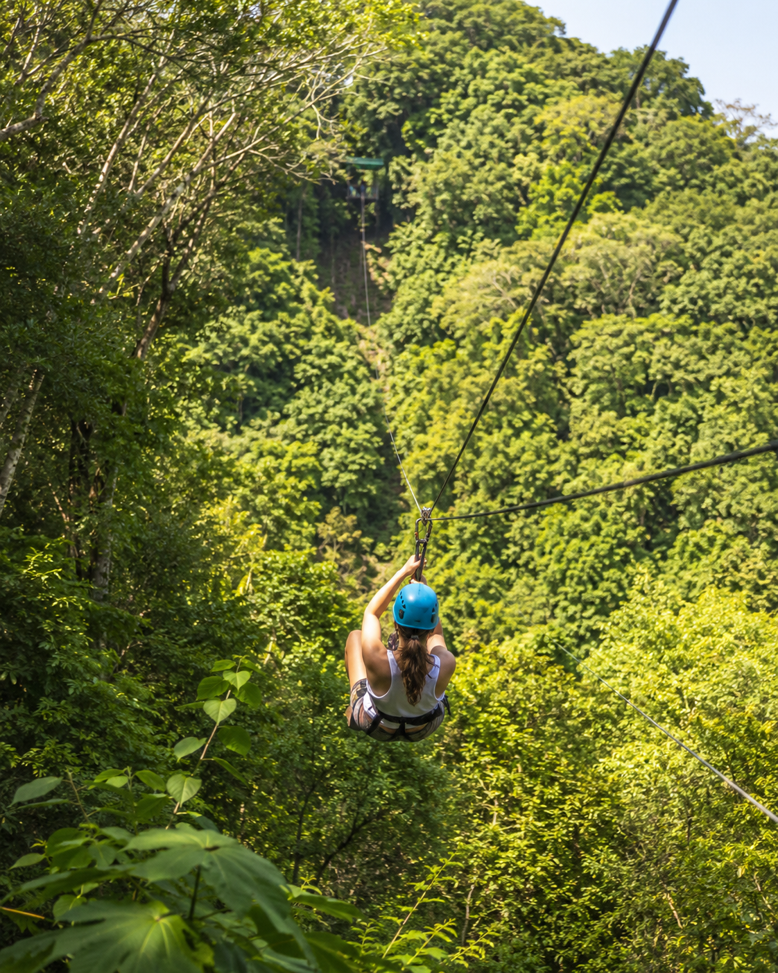 Zip Lining near Nicoya Villas in Mal País, Costa Rica