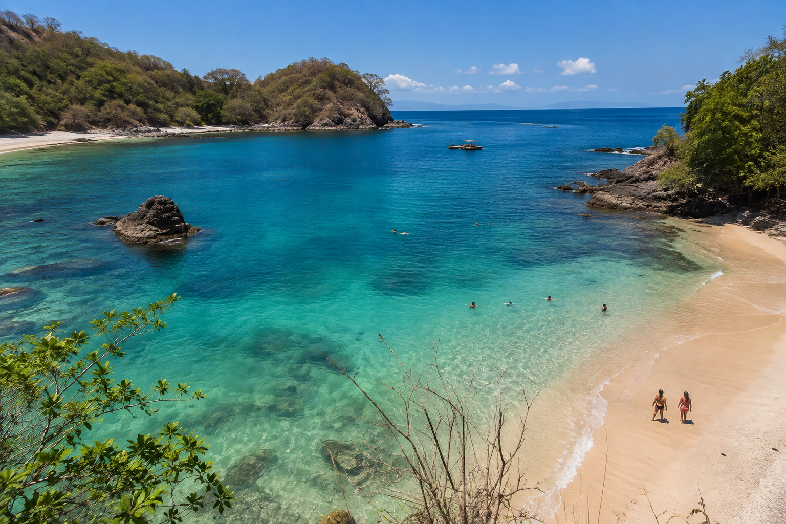 Tortuga Island near Nicoya Villas in Mal País, Costa Rica